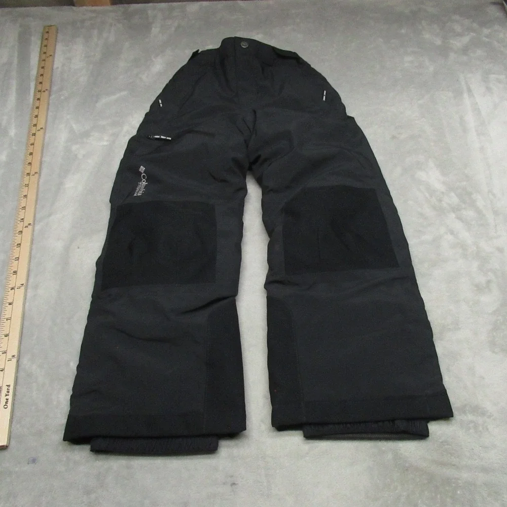 Columbia Snow Pants‎ Kids XS 6/7 Black Titanium Waterproof Insulated 20x20